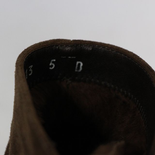 Salvatore Ferragamo(サルヴァトーレフェラガモ)のフェラガモ　ショートブーツ スエード　レースアップ　　5 D　22.0 レディースの靴/シューズ(ブーツ)の商品写真