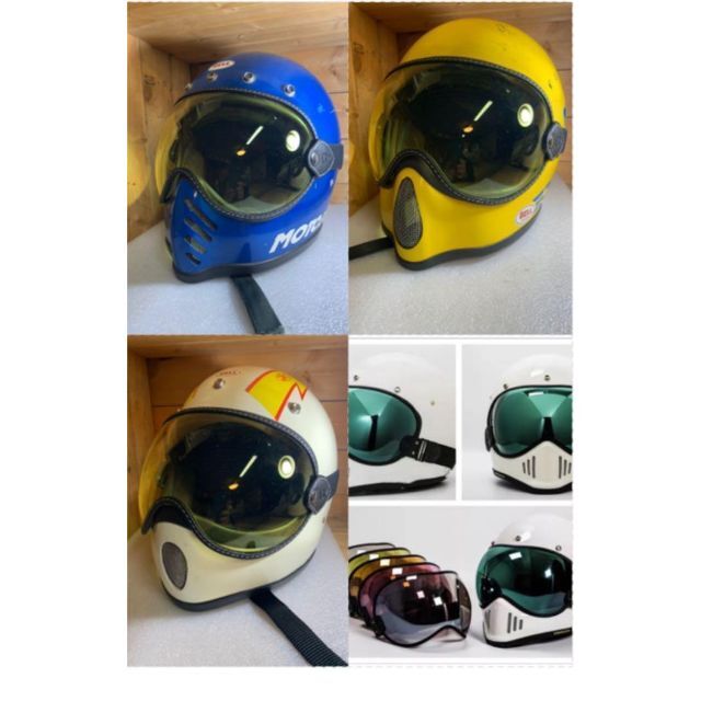 シールド ゴーグル BELL moto3 黒(vmx tt&co ハーレー XLの通販 by