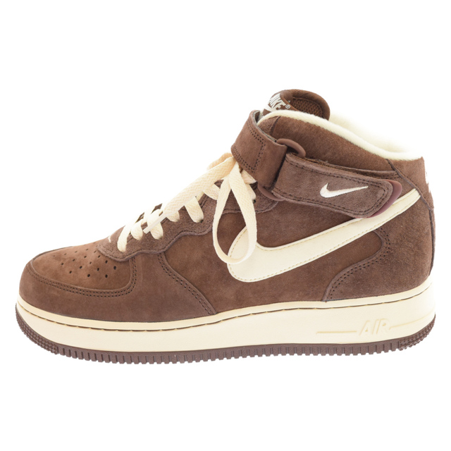 NIKE(ナイキ)のNIKE ナイキ AIR FORCE 1 MID 07 QS CHOCOLATE DM0107-200 エアフォース1 ミッドカットスニーカー チョコレート ブラウン US8.5 メンズの靴/シューズ(スニーカー)の商品写真