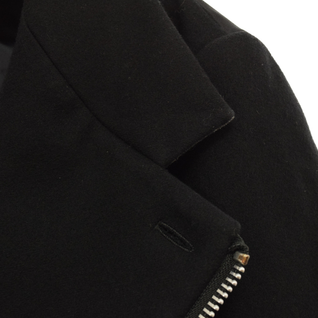 sacai(サカイ)のSacai サカイ 20AW レザー×ウール切替ジップアップショートPコート ジャケット レディース ブラック 20-05265 レディースのジャケット/アウター(その他)の商品写真