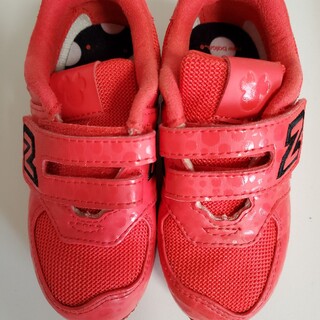 ニューバランス(New Balance)のニューバランス　子供靴 IV574M1  RED/BLACK  16cm(スニーカー)