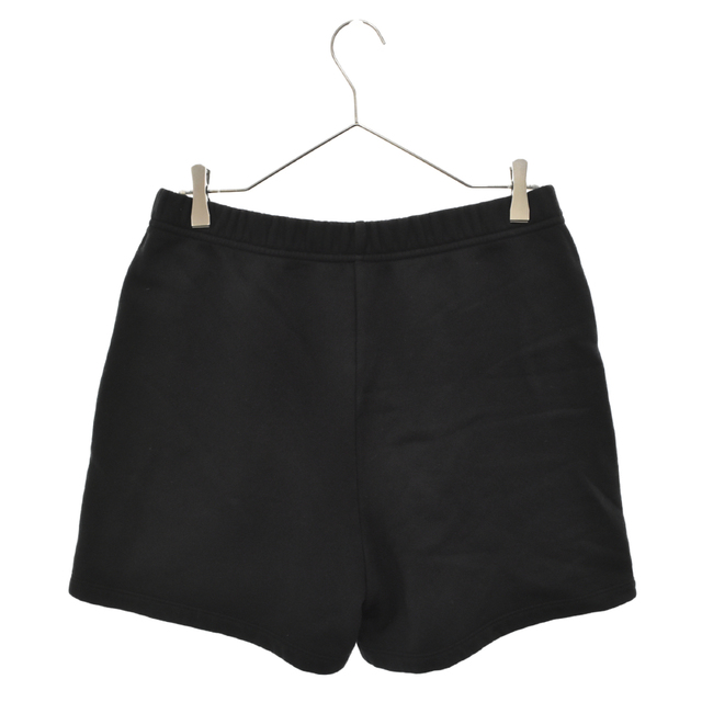 Chrome Hearts(クロムハーツ)のCHROME HEARTS クロムハーツ 22SS GRP Y NOT Sweat Shorts スウェットショーツ ハーフパンツ クロスパッチ パテント ハラコ ラムレザー ブラック メンズのパンツ(ショートパンツ)の商品写真