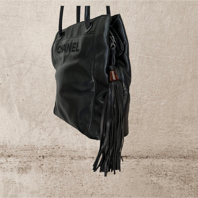 【鑑定済み】CHANEL バッグ/フリンジ 付き ショルダーバッグ