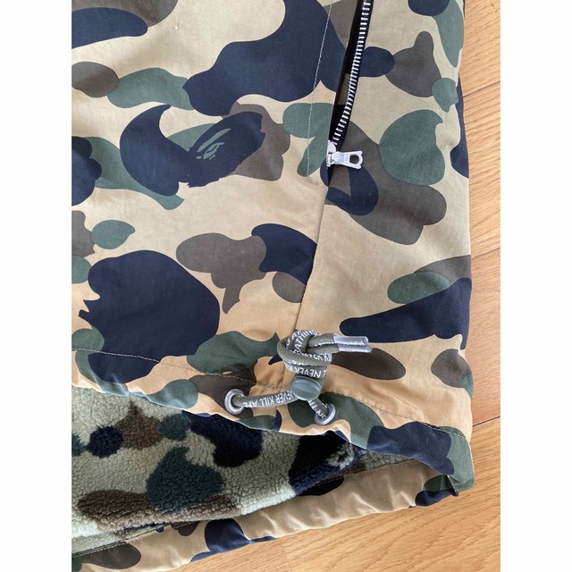 A BATHING APE(アベイシングエイプ)のBAPE 迷彩ハーフジップジャケット  M メンズのジャケット/アウター(ナイロンジャケット)の商品写真