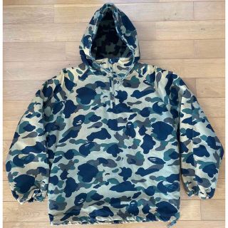 アベイシングエイプ(A BATHING APE)のBAPE 迷彩ハーフジップジャケット  M(ナイロンジャケット)