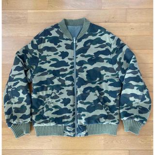 A BATHING APE /エイプ　リバーシブルダウン ミリタリー　ＭＡ-1