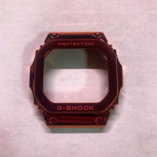 5600系　5610系 カスタム　ステンレス製メタルベゼル　パーツ 色レッド(その他)