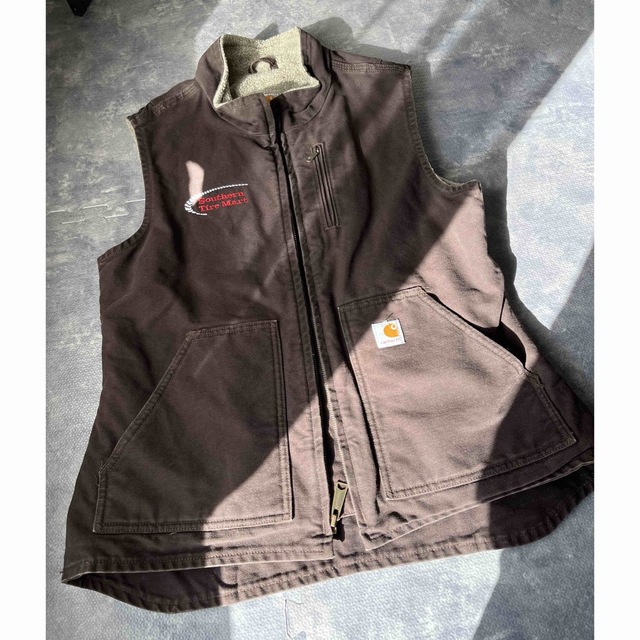 carhartt(カーハート)のcanbartt FOR WOMEN canbartt  ボア　ベスト メンズのジャケット/アウター(ダウンベスト)の商品写真