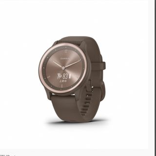 ガーミン(GARMIN)のvivomove Sport Peach Gold / Cocoa (腕時計)