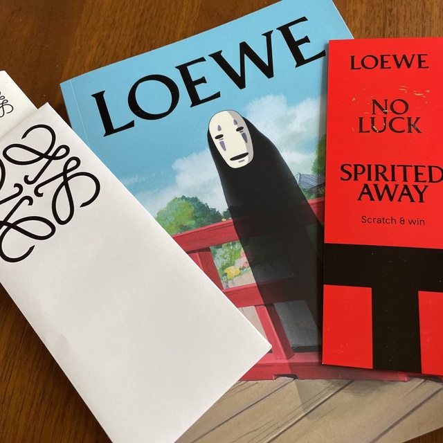 LOEWE(ロエベ)のloewe ロエベ　千と千尋の神隠し　ノート　カオナシ ハンドメイドの文具/ステーショナリー(その他)の商品写真