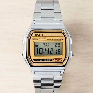 カシオ(CASIO)の【新品】大人気！CASIO カシオ メンズ腕時計 シルバー ブラウン(腕時計(デジタル))