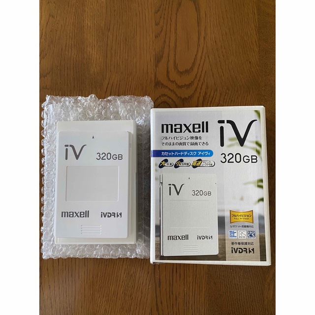 maxell(マクセル)のカセットハードディスク iV 320GB スマホ/家電/カメラのテレビ/映像機器(その他)の商品写真