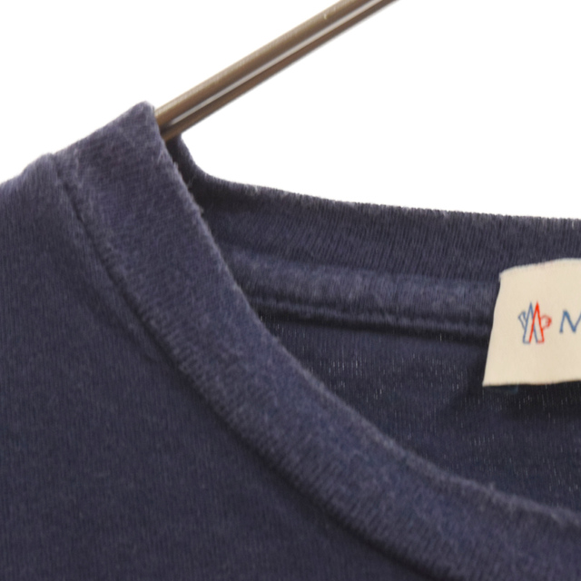 MONCLER(モンクレール)のMONCLER モンクレール MAGLIA GIROCOLLO 210918022900 パネルボーダー半袖Tシャツ カットソー ネイビー/レッド/ホワイト メンズのトップス(Tシャツ/カットソー(半袖/袖なし))の商品写真