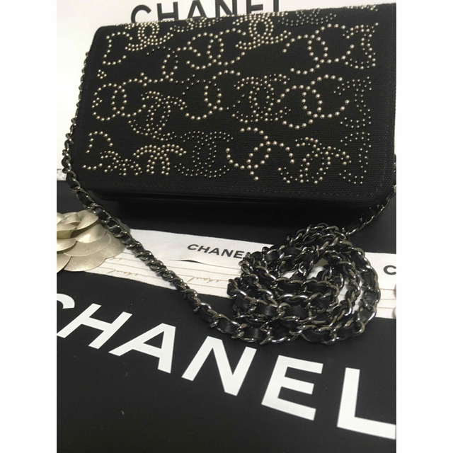 CHANEL(シャネル)の超美品★ シャネル デカココ チェーン ウォレット ショルダー バッグ 正規品 レディースのバッグ(ショルダーバッグ)の商品写真