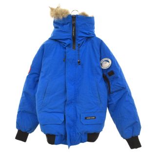 カナダグース(CANADA GOOSE)のCANADA GOOSE カナダグース CHILLIWACK BOMBER PBI シロクマワッペン付き ダウンパーカー ダウンジャケット ブルー 7950MPB(ダウンジャケット)