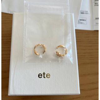 エテ(ete)のeteエテ、イヤリングイヤーカフ未使用品☺️プレゼントにもゴールドコーティング(イヤーカフ)