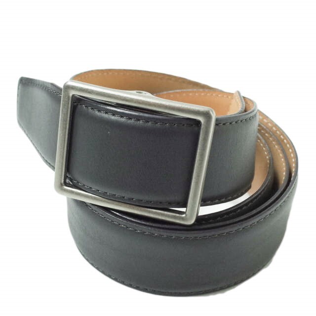 Graphpaper グラフペーパー 22AW Holeless Leather Classic Belt ホールレスレザークラシックベルト GU223-90206B Free GRAY【新古品】【Graphpaper】