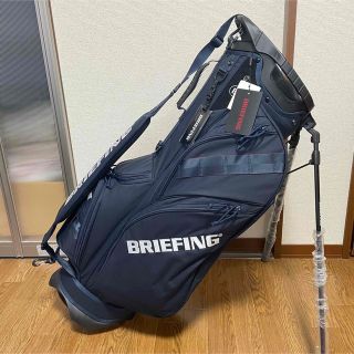 ブリーフィング(BRIEFING)の新品未使用　BRIEFING キャディバック  ネイビー(バッグ)