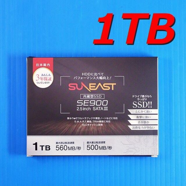 【SSD 1TB】SUNEAST SE90025ST-01TBPCパーツ