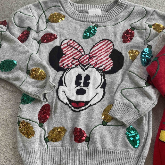 ディズニー　クリスマス　セーター　100