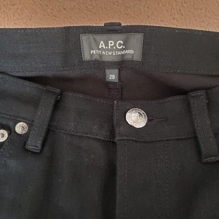 アーペーセー(A.P.C)のA.P.C. アーペーセー メンズデニムパンツ黒(デニム/ジーンズ)