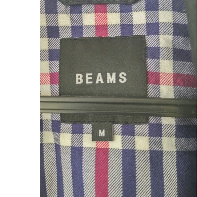 BEAMS(ビームス)のBEAMS ジップアップブルゾン　ブラック メンズのジャケット/アウター(ブルゾン)の商品写真