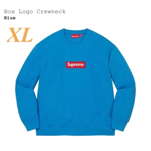 Supreme - Supreme Box Logo Crewneck シュプリーム Blueの通販 by fallen_of