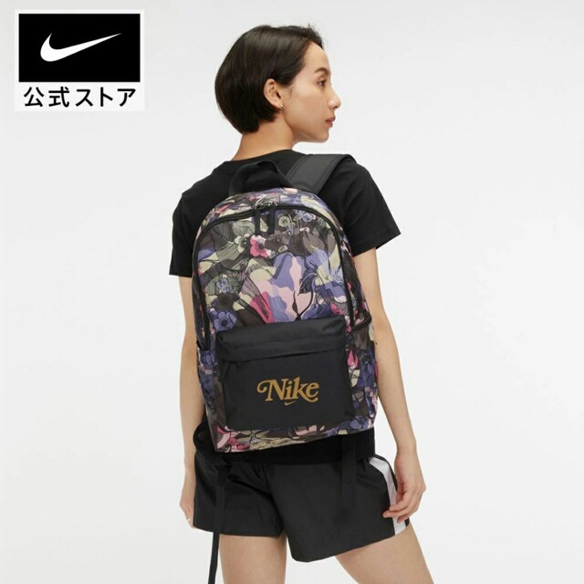 NIKE(ナイキ)の新品　未使用　ナイキ　ヘリテージ　バックパック　リュック　ユニセックス　花柄 レディースのバッグ(リュック/バックパック)の商品写真