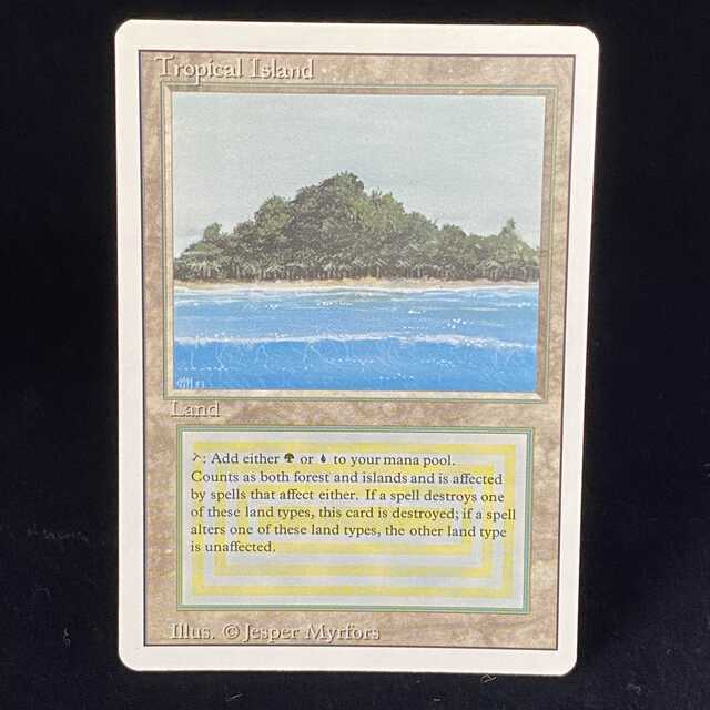 送料無料 非冷凍品同梱不可 GW特価 Tropical Island 3ED 英語版 MTG