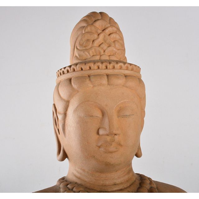 仏教美術　樹脂製　慈母観音菩薩像　仏像　置物　約4.3㎏　C R5241C エンタメ/ホビーの美術品/アンティーク(彫刻/オブジェ)の商品写真