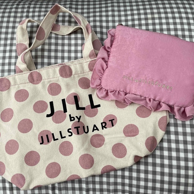 JILL by JILLSTUART(ジルバイジルスチュアート)のsweet トートバッグ フリルポーチ セット レディースのバッグ(トートバッグ)の商品写真