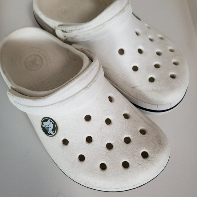 CROSS(クロス)のcrocs　子供靴(サンダル)10-11   17、5cmぐらい キッズ/ベビー/マタニティのキッズ靴/シューズ(15cm~)(サンダル)の商品写真