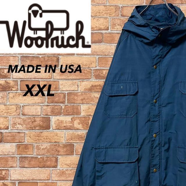 WOOLRICH(ウールリッチ)のウールリッチ　USA製　マウンテンパーカー　ネイビー　アウトレット　XXL メンズのジャケット/アウター(マウンテンパーカー)の商品写真