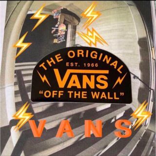 ヴァンズ(VANS)のVANSバンズUS限定newskoolエレクトリックボードステッカー(スケートボード)