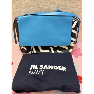 ジルサンダーネイビー(JIL SANDER NAVY)の【新品未使用】●ジルサンダーネイビー ショルダーバッグ ブルー(ショルダーバッグ)