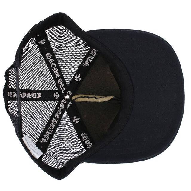 Chrome Hearts(クロムハーツ)のクロムハーツ TRUCKER CAP/トラッカーキャップ CHパッチクロスボール付メッシュ帽子 メンズ ハンドメイドのファッション小物(帽子)の商品写真