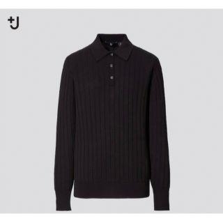 ユニクロ(UNIQLO)のUNIQLO +J プラスジェイ シルクコットンポロシャツ(ニット/セーター)