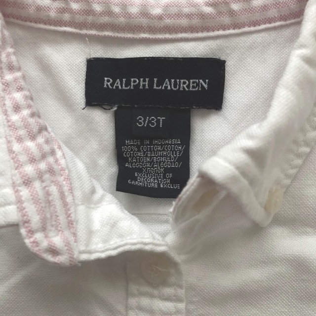 Ralph Lauren(ラルフローレン)のラルフローレン　シャツ　キッズ　100 キッズ/ベビー/マタニティのキッズ服女の子用(90cm~)(Tシャツ/カットソー)の商品写真