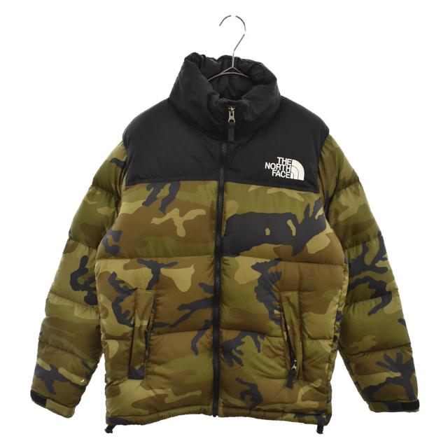 THE NORTH FACE ザノースフェイス NOVELTY NUPTSE JACKET ND91842 ノベルティヌプシ ジップアップナイロンダウンジャケット 迷彩 カモフラ カーキ