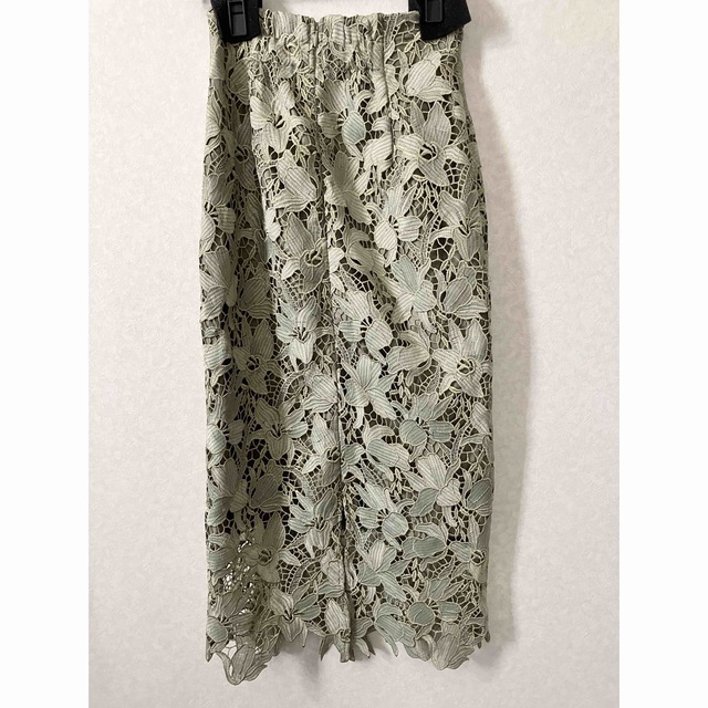 FRAY I.D(フレイアイディー)のフレイアイディー　ラメフラワーレーススカート レディースのスカート(ロングスカート)の商品写真
