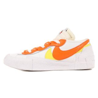 サカイ(sacai)のSacai サカイ NIKE BLAZER LOW SACAI MAGMA ORANGE (DD1877-100) 21SS ナイキ ブレーザー ロー ホワイト マグマオレンジ サイズ：US6 24.0cm スニーカー コラボ【レディース】【中古】(スニーカー)