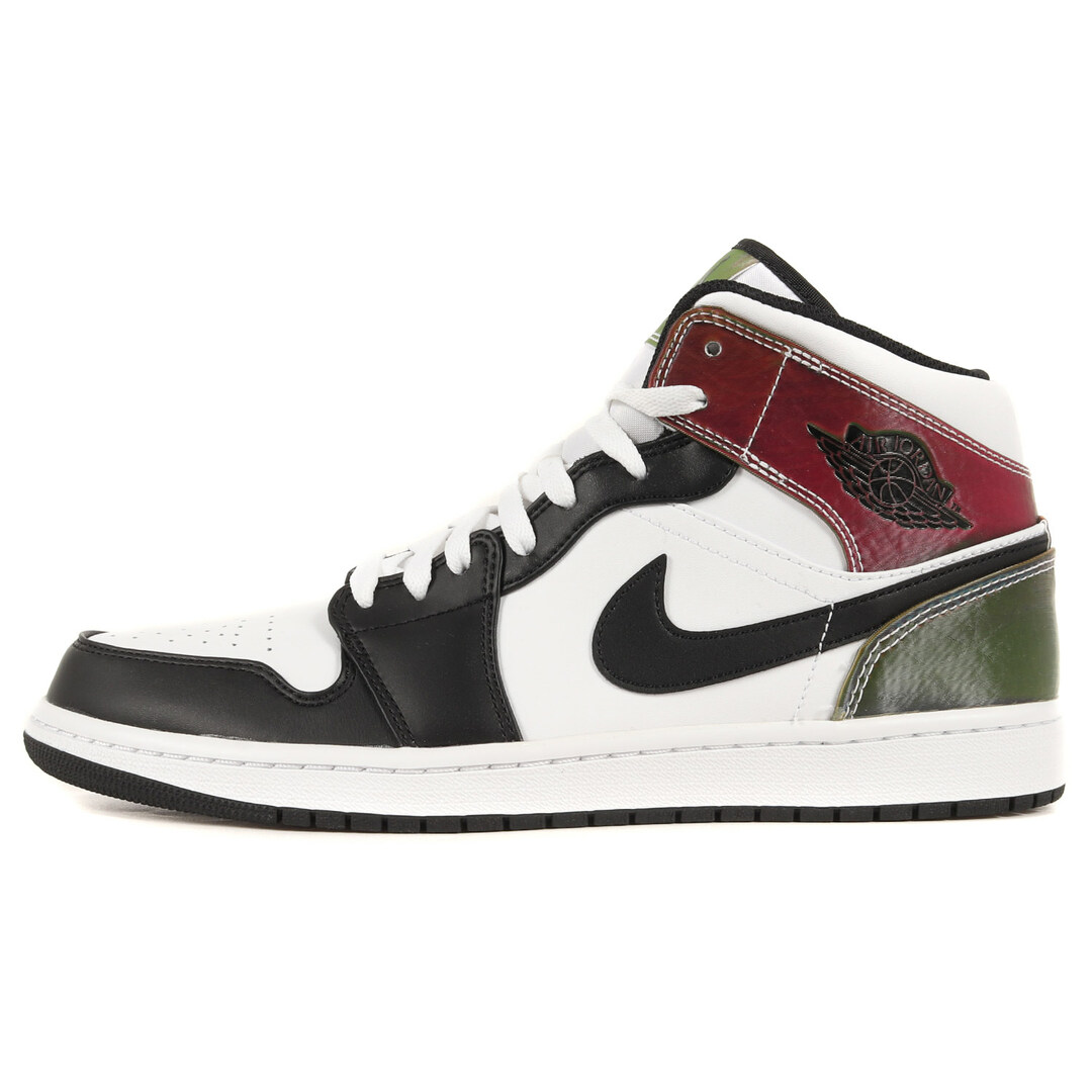 メンズNIKE ナイキ AIR JORDAN 1 MID SE HEAT SENSITIVE PANELS (DM7802-100) 2021年 エアジョーダン 1 ミッド ヒート センシティブ パネル ホワイト ブラック サイズ：US11 29.0cm スニーカー 【メンズ】