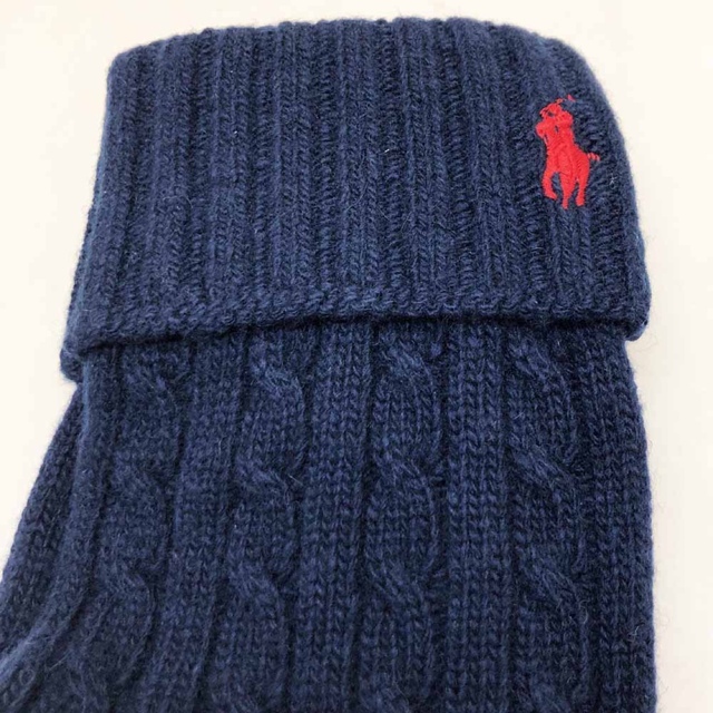 POLO RALPH LAUREN(ポロラルフローレン)の新品 ポロ ラルフローレン 男女兼用 手袋 PC0713 ネイビー メンズのファッション小物(手袋)の商品写真