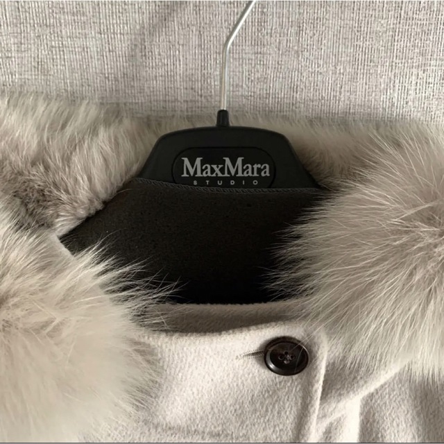 S Max Mara エス マックスマーラ コート ファー付き 驚きの価格 21600