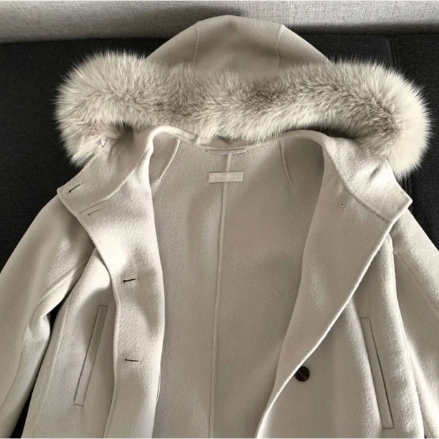 S Max Mara エス マックスマーラ コート ファー付き 驚きの価格 21600
