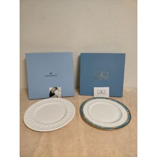 ウェッジウッド(WEDGWOOD)のお値下げです!!!ウェッジウッド、コロシアム、カーゾン、大皿、２枚セット!(食器)