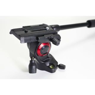 マンフロット(Manfrotto)のマンフロット 小型フルードビデオ雲台 40mmフラットベース MVH400AH(その他)