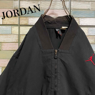 ジョーダン(Jordan Brand（NIKE）)のジョーダン　ジャケット　ブルゾン　ライトアウター　ワンポイント刺繍ロゴ(ブルゾン)