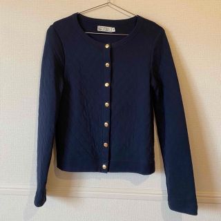 プチバトー(PETIT BATEAU)の【専用】PETIT BATEAU キルティングカーディガン(カーディガン)