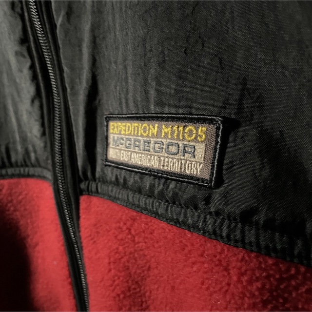 国産豊富な MacGregor - マクレガー フリースジャケット 切替 マルチ